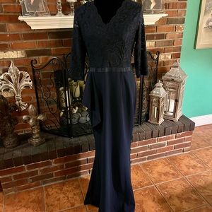 NWT mermaid style evening dress.